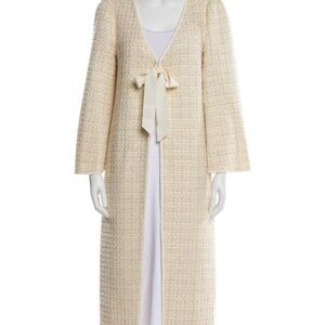 Elegant Cream Long Coat